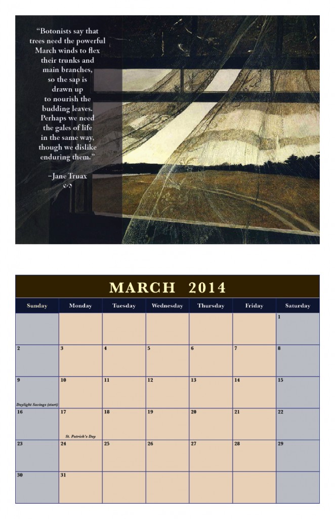 Calendar March